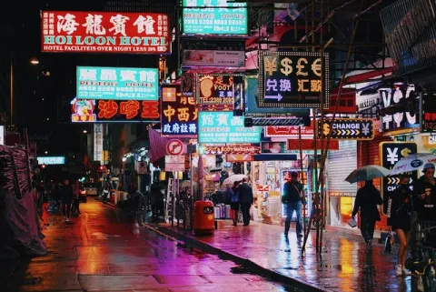 улицы гонгконга